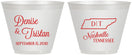 Custom Wedding 9 oz Wine Frosted Cups - Tennessee | 141