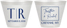 Custom Wedding 9 oz Wine Frosted Cups - Wyoming | 149