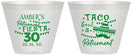Custom Retirement 9 oz Wine Frosted Cups - Taco Bout A Retirement | 150003
