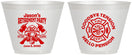 Custom Retirement 9 oz Wine Frosted Cups - Firefighter | 150015
