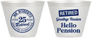 Custom Retirement 9 oz Wine Frosted Cups - Teacher | 150024