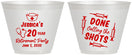 Custom Retirement 9 oz Wine Frosted Cups - Nurse | 150026