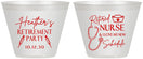 Custom Retirement 9 oz Wine Frosted Cups - Nurse | 150028