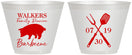 Custom Family Reunion 9 oz Wine Frosted Cups - Bbq Barbeque | 160003