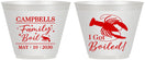 Custom Family Reunion 9 oz Wine Frosted Cups - Crawfish Boil | 160008
