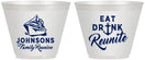 Custom Family Reunion 9 oz Wine Frosted Cups - Cruise Nautical | 160023