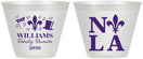 Custom Family Reunion 9 oz Wine Frosted Cups - New Orleans | 160031