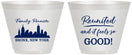 Custom Family Reunion 9 oz Wine Frosted Cups - New York | 160039