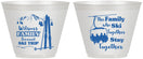 Custom Family Reunion 9 oz Wine Frosted Cups - Ski Trip | 160040