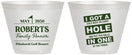 Custom Family Reunion 9 oz Wine Frosted Cups - Golf | 160049