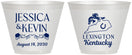 Custom Wedding 9 oz Wine Frosted Cups - Kentucky | 166