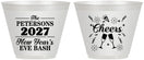 Custom New Years 9 oz Wine Frosted Cups - 2027 Cheers | 170017