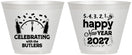 Custom New Years 9 oz Wine Frosted Cups - 2027 Countdown | 170021