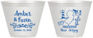 Custom Wedding 9 oz Wine Frosted Cups - New Jersey | 179
