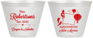 Custom Wedding 9 oz Wine Frosted Cups - New Mexico | 180