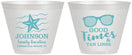 Custom Family Vacation 9 oz Wine Frosted Cups - Good Times Tan Lines | 180003