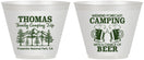 Custom Family Vacation 9 oz Wine Frosted Cups - Camping Park | 180013