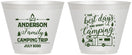 Custom Family Vacation 9 oz Wine Frosted Cups - Camping Trip | 180017