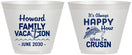 Custom Family Vacation 9 oz Wine Frosted Cups - Crusin Cruise | 180033
