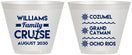 Custom Family Vacation 9 oz Wine Frosted Cups - Nautical Cruise | 180034