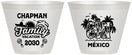 Custom Family Vacation 9 oz Wine Frosted Cups - Cancun | 180042