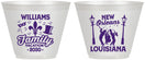 Custom Family Vacation 9 oz Wine Frosted Cups - New Orleans | 180047