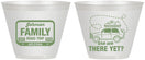 Custom Family Vacation 9 oz Wine Frosted Cups - Road Trip Car | 180050