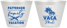 Custom Family Vacation 9 oz Wine Frosted Cups - Vaca Mode Trip | 180054