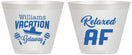 Custom Family Vacation 9 oz Wine Frosted Cups - Beach | 180059