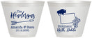 Custom Wedding 9 oz Wine Frosted Cups - North Dakota | 183