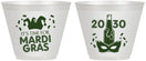 Custom Mardi Gras 9 oz Wine Frosted Cups - New Orleans | 190003