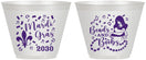 Custom Mardi Gras 9 oz Wine Frosted Cups - Beads And Boobs | 190005