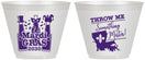Custom Mardi Gras 9 oz Wine Frosted Cups - Beads Nola | 190017