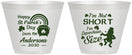 Custom St Patricks Day 9 oz Wine Frosted Cups - Leprechaun | 200001