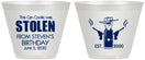 Custom Birthday 9 oz Wine Frosted Cups - 30th | 20007