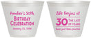 Custom Birthday 9 oz Wine Frosted Cups - 30th The Last 29 Years | 20019