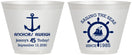 Custom Birthday 9 oz Wine Frosted Cups - 45th Nautical | 20023