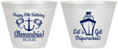Custom Birthday 9 oz Wine Frosted Cups - 30th Shipwrecked | 20026