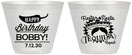 Custom Birthday 9 oz Wine Frosted Cups - Fiesta Siesta Tequila | 20032