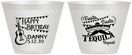 Custom Birthday 9 oz Wine Frosted Cups - Fiesta Siesta Tequila | 20033
