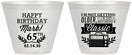 Custom Birthday 9 oz Wine Frosted Cups - 65th Classic Radio | 20056