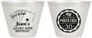 Custom Birthday 9 oz Wine Frosted Cups - 30th Las Vegas | 20060