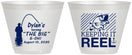 Custom Birthday 9 oz Wine Frosted Cups - 50th Keeping It Reel | 20067