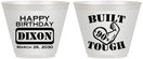 Custom Birthday 9 oz Wine Frosted Cups - Built Tough | 20078