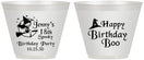 Custom Birthday 9 oz Wine Frosted Cups - 18th Halloween | 20081