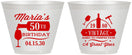 Custom Birthday 9 oz Wine Frosted Cups - 50th Wine | 20098
