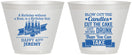 Custom Birthday 9 oz Wine Frosted Cups - 40th | 20101