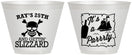 Custom Birthday 9 oz Wine Frosted Cups - 25th Pirate | 20107
