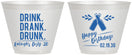 Custom Birthday 9 oz Wine Frosted Cups - 30th Dirty | 20110
