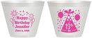 Custom Birthday 9 oz Wine Frosted Cups - 13th | 20116